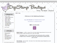 Tablet Screenshot of digistampboutique.co.uk